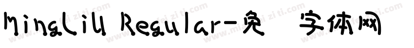 MingLiU Regular字体转换